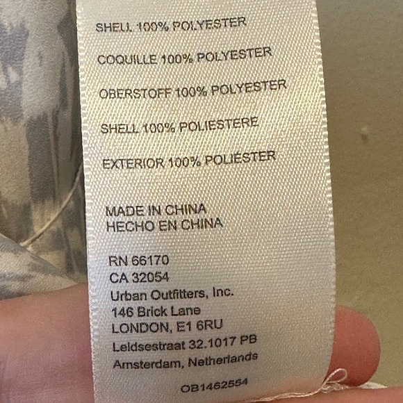 FP NWOT Beatrice Psychedelic Print Open Front Slit Design Retro Vibes Disco Top - Picture 15 of 15